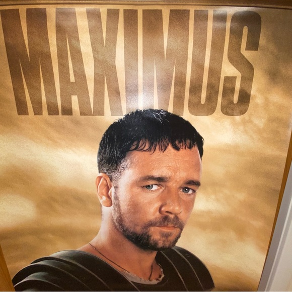 Super Rare Vintage Maximus Gladiator Movie Banner Double Sided 2000 Universal - Picture 2 of 10